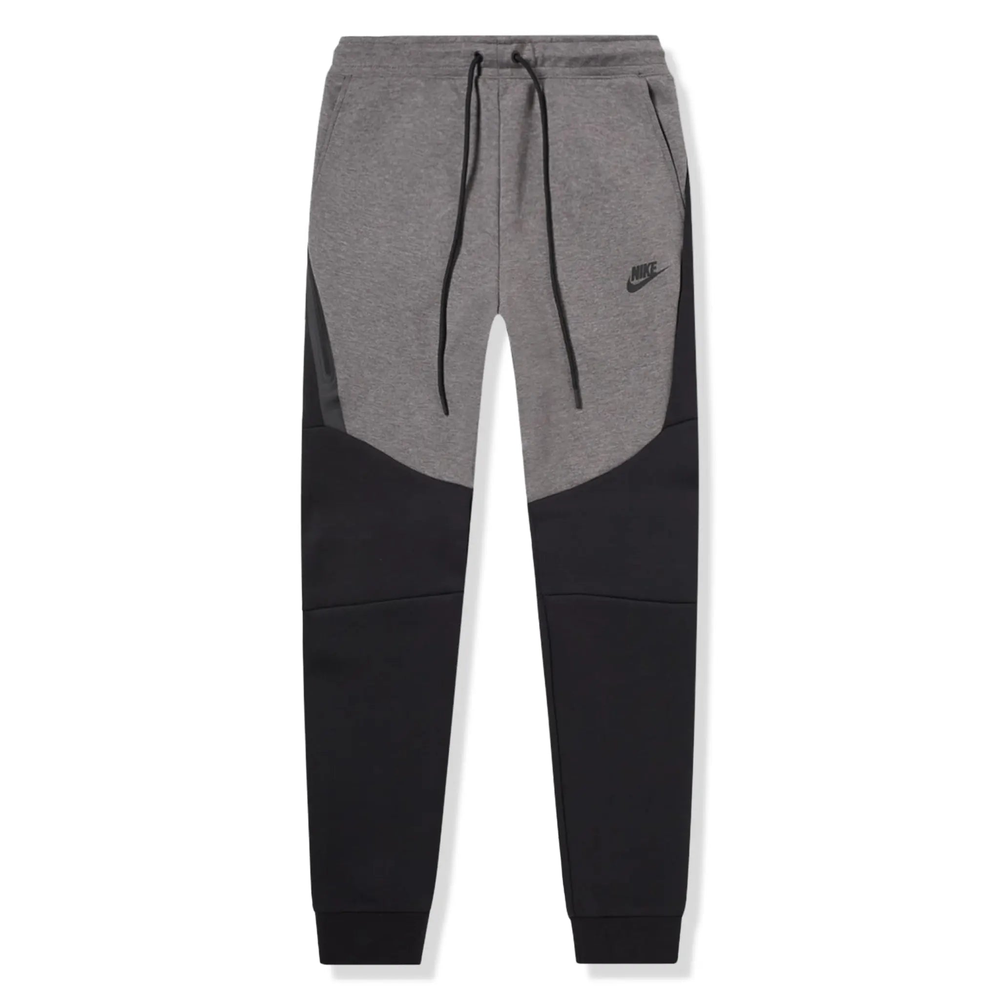 Front View of Preloved - Nike Tech Fleece Charcoal Heather Black Tracksuit 885904-010 | 805162-071